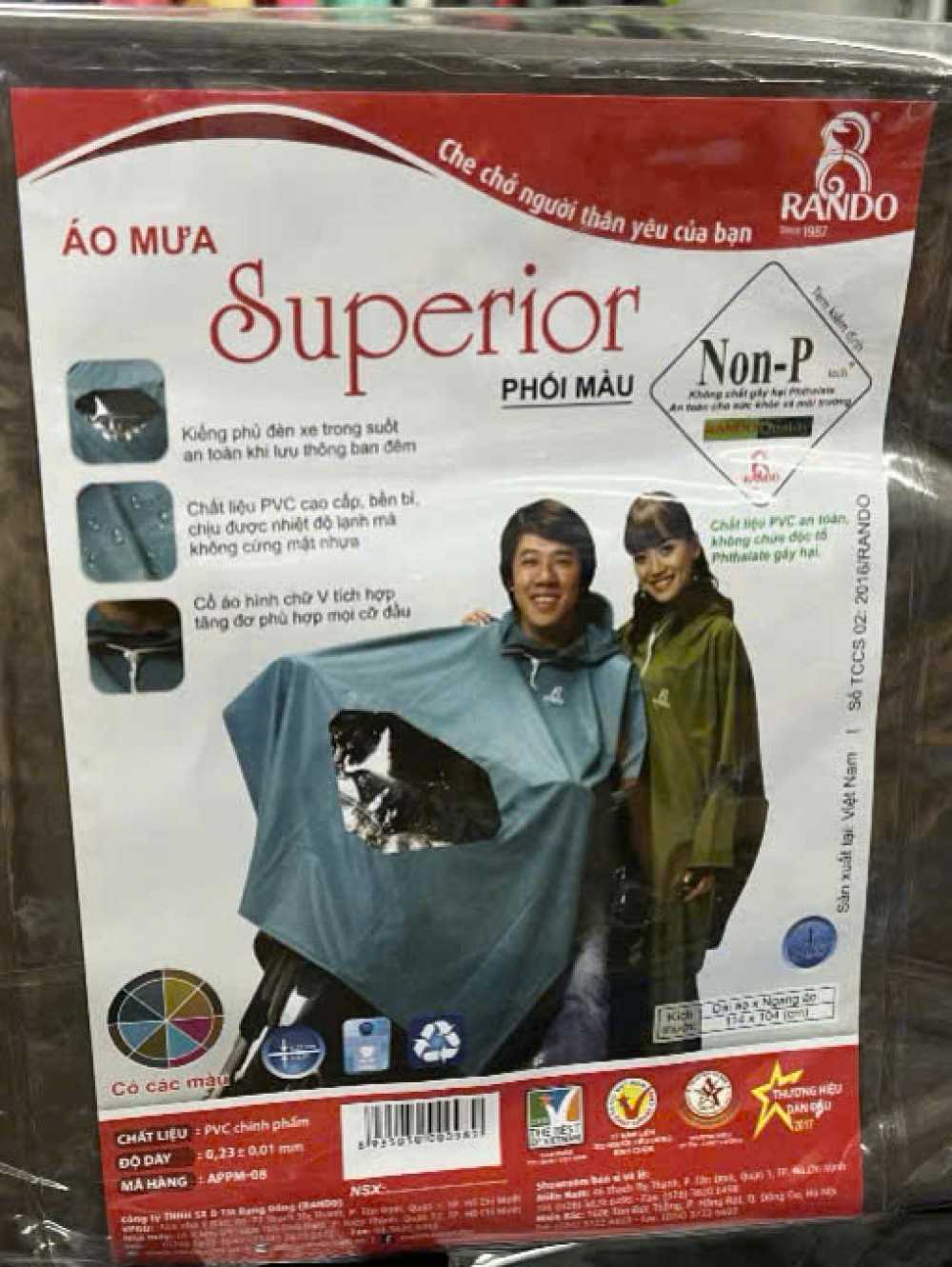  ÁO MƯA CÁNH DƠI – PONCHO THÔNG DỤNG superior